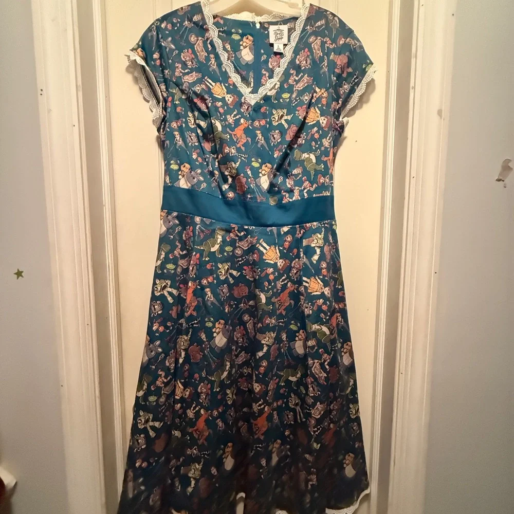 Disney Parks The Dress Shop Vintage Pixar Toy Story 4 Womens Dress (L) - Picture 2 of 5